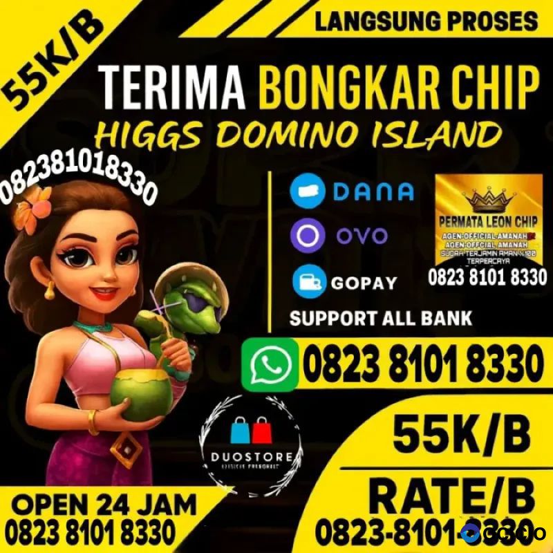 Jual Beli Chip Higgs domino Island