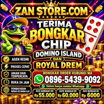 TERIMA BONGKAR CHIP HDI HIGGS DOMINO ISLAND DAN ROYAL DREAM