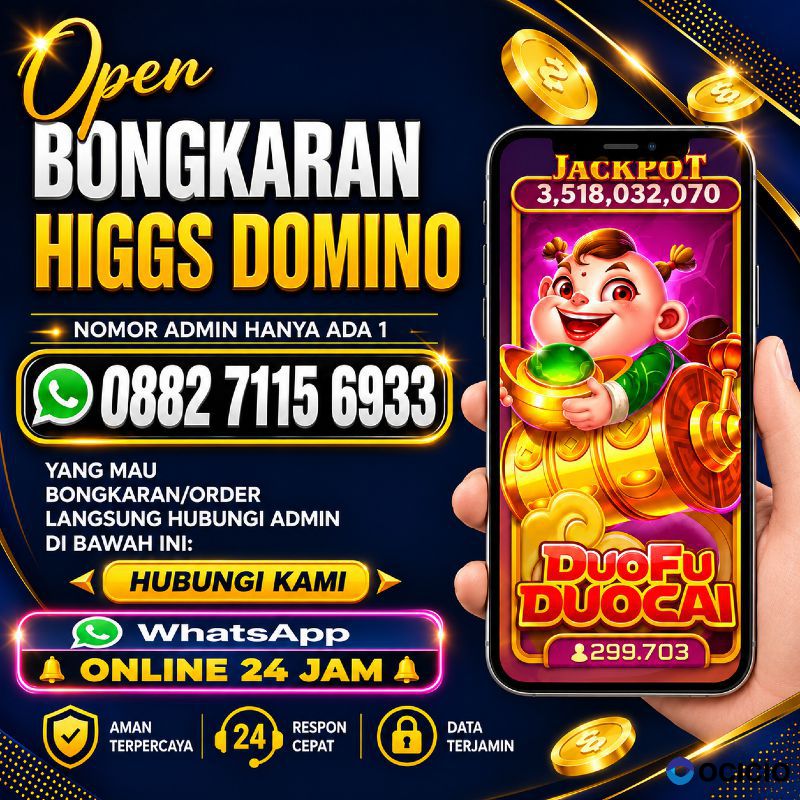 AGEN TERIMA BONGKARAN CHIP HIGGS DOMINO ISLAND TERPERCAYA AGEN RESMI 💯