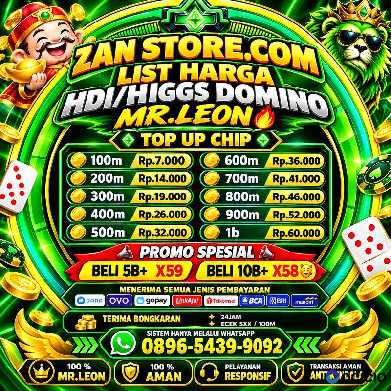 TERIMA BONGKAR CHIP HDI HIGGS DOMINO ISLAND DAN ROYAL DREAM