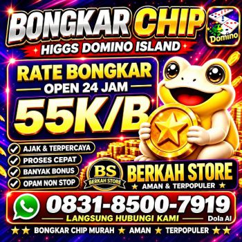 Terima Bongkar Chip Hdi Higgs domino Island Amanah terpercaya Wa 083185007919