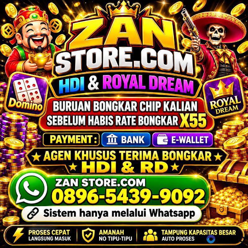 TERIMA BONGKAR CHIP HDI HIGGS DOMINO ISLAND DAN ROYAL DREAM