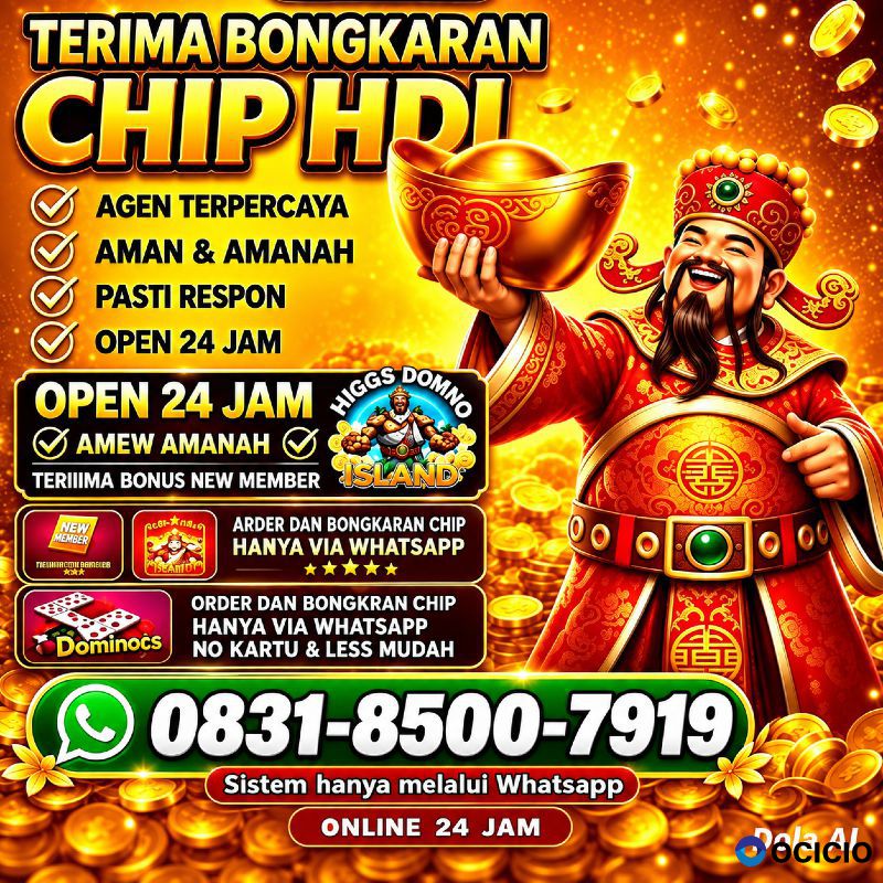 Terima Bongkar Chip Hdi Higgs domino Island Amanah terpercaya Wa 083185007919