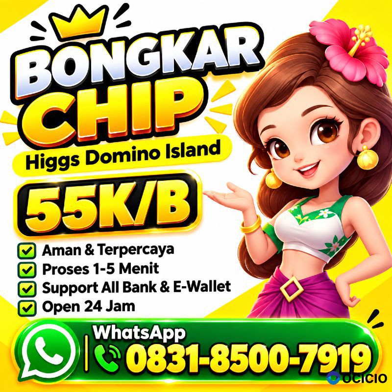 OPEN BONGKARAN CHIP HIGGS DOMINO TERPERCAYA KHUSUS BONGKARAN HGI TERPERCAYA