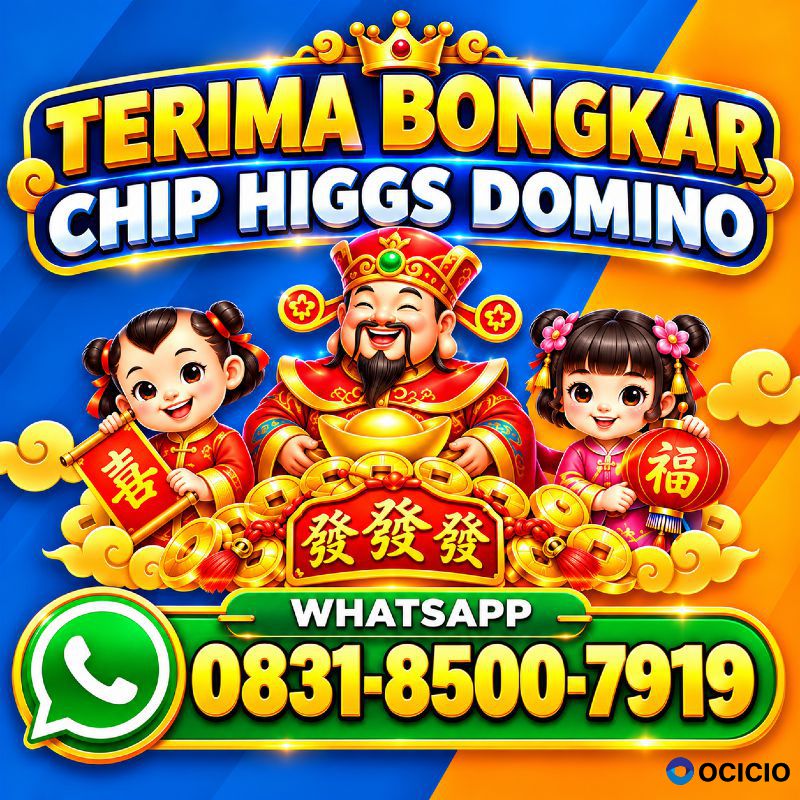 Ready Stok Bongkar Chip Higgs Domino Island Amanah Open 24jam Resmi