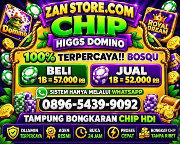 Terima bongkaran chip Higgs domino island aman dan terpercaya wa 089654399092