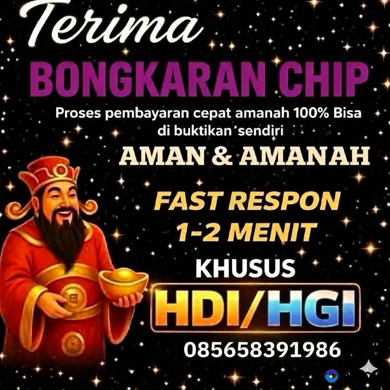 KHUSUS TERIMA BONGKAR CHIP DOMINO ISLAND HIGGS 🔥 BUKA 24JAM WA:082371056665