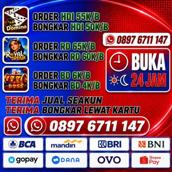 TERIMA BONGKARAN CHIP HIGGS DOMINO ISLAND TERPERCAYA KHUSUS BONGKAR HGI