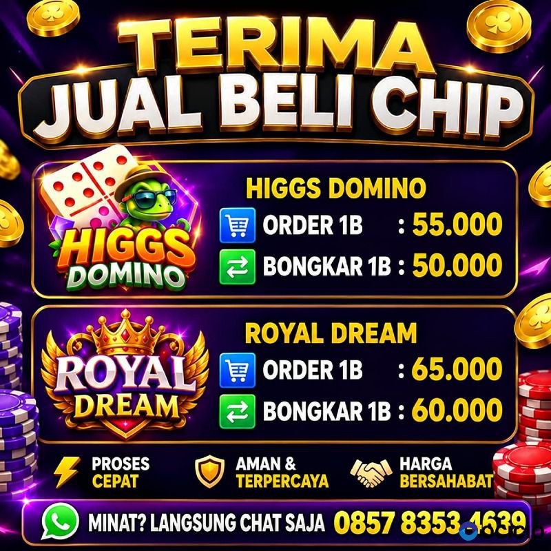 CARA BONGKAR CHIP HDI HIGGS DOMINO ISLAND GAMES WA 0857.8353.4639