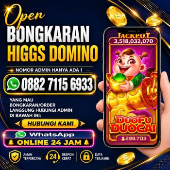 TERIMA BONGKAR CHIP HIGGS DOMINO ISLAND AMANAH DAN TERPERCAYA 💯 AMAN