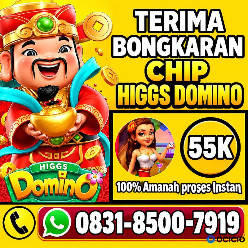Terima Bongkaran Chip Higgs Domino Island Amanah Dan Tepercaya 💯 Resmi