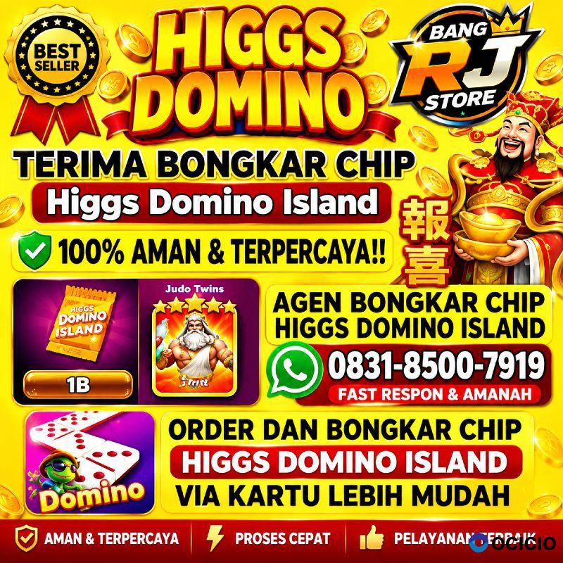 Terima Bongkaran chip Domino island Tepercaya proses cepat dan terbukti amanah