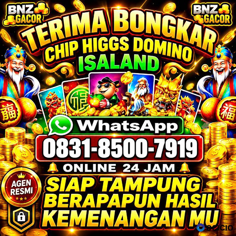KHUSUS TERIMA BONGKARAN CHIP HIGGS DOMINO ISLAND TERPERCAYA 💯 AMANAH