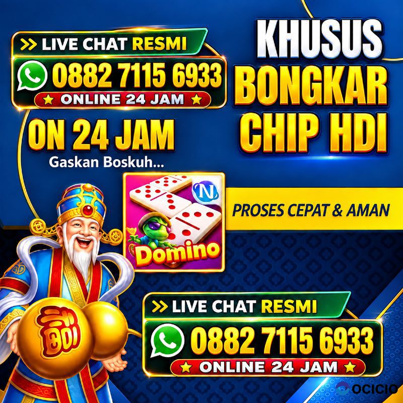 Terima bongkar chip Higgs domino island aman dan terpercaya admin 0882-7115-6933
