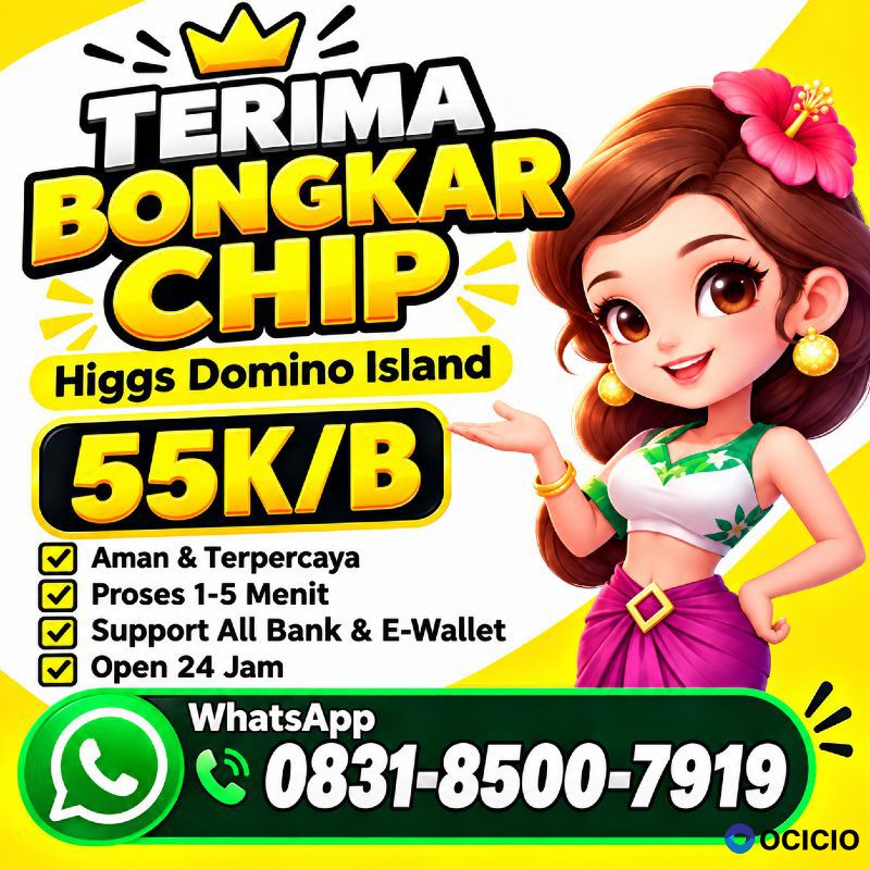 Terima bongkar chip hdi Higgs domino island jual beli chip higgs domino 24 jam