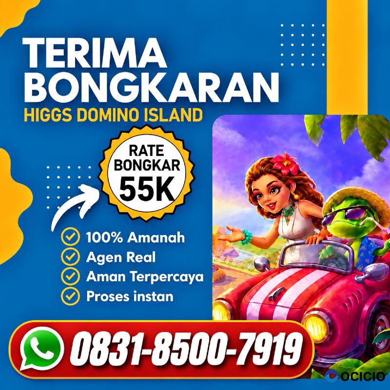Terima bongkar chip hdi Higgs domino island jual beli chip higgs domino 24 jam