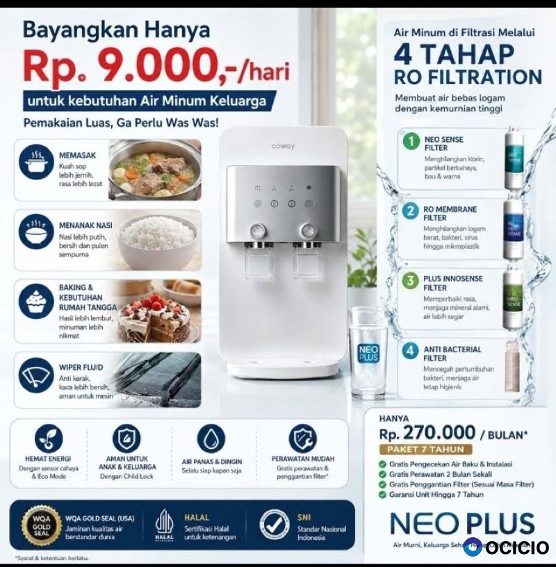 Coway Srengseng Sawah Tanjung Barat Jagakarsa Lenteng Agung Ciganjur