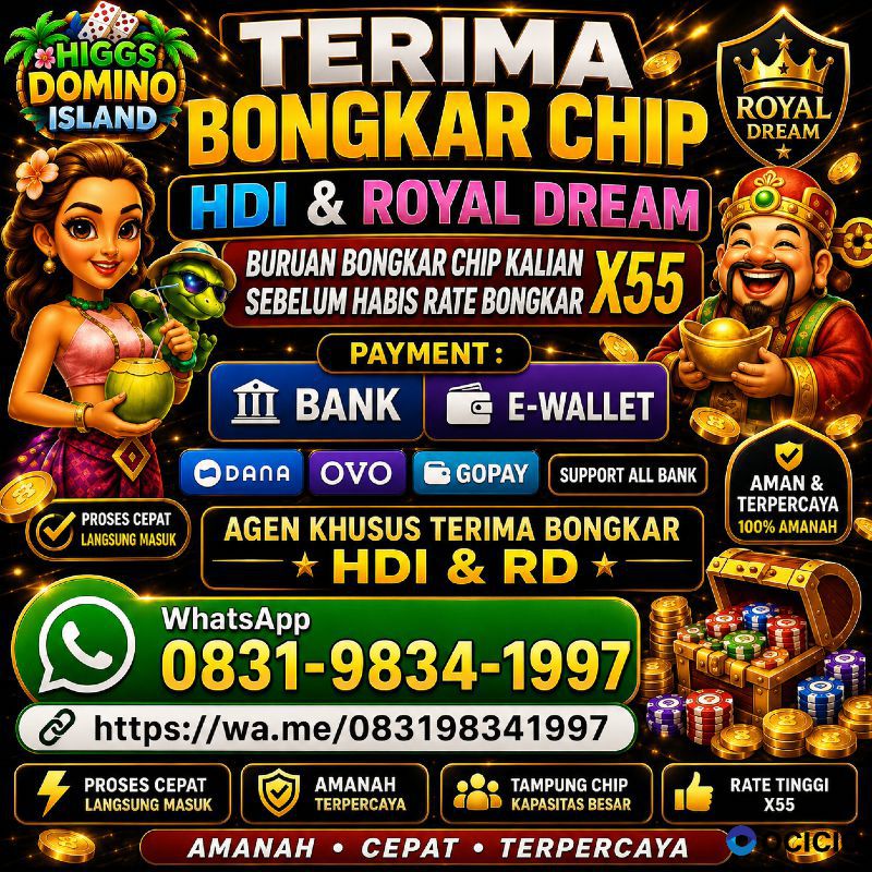 OPEN BONGKARAN CHIP HIGGS DOMINO TERPERCAYA KHUSUS BONGKARAN HGI TERPERCAYA