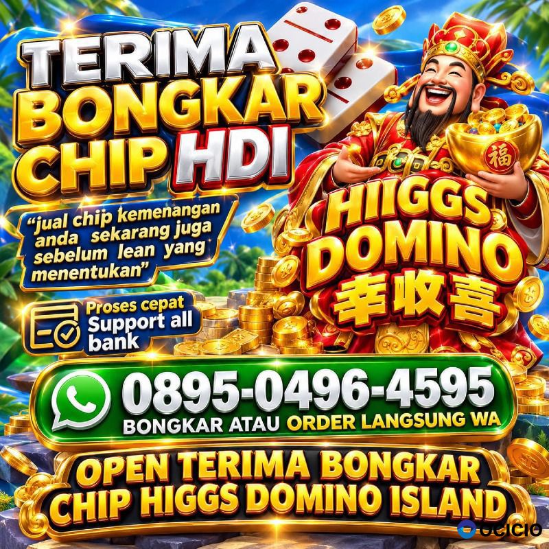 Agen terima bongkar chip Higgs domino island fast respon wa
