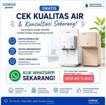 WA-O858887586O2 Coway Pulo Gadung Matraman Pasar Rebo Rawamangun Cakung