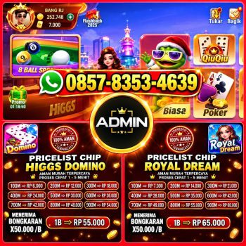Agen bongkar chip higgs domino open 24jam agen terima bongkaran