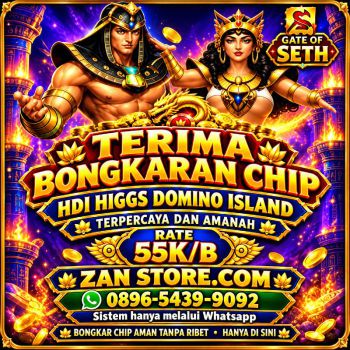 TERIMA BONGKAR CHIP HDI HIGGS DOMINO ISLAND DAN ROYAL DREAM