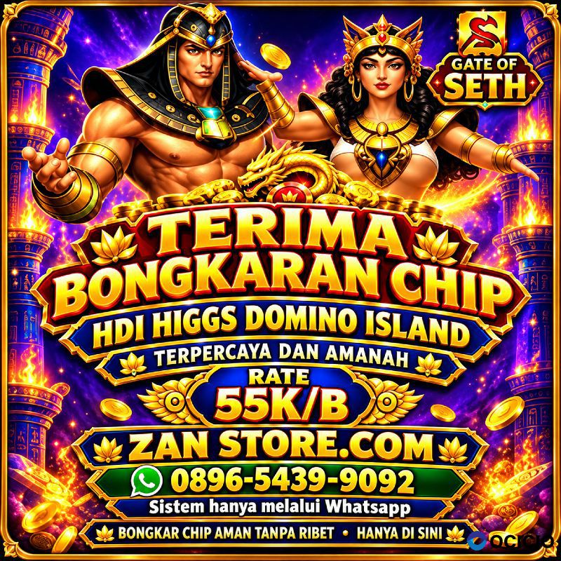 Terima bongkar chip Higgs domino island aman dan terpercaya