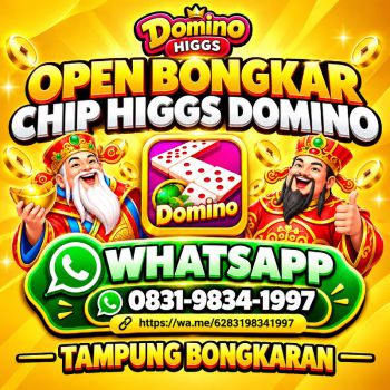 KHUSUS TERIMA BONGKAR CHIP DOMINO ISLAND HIGGS 🔥 BUKA 24JAM WA:0831-9834-1997