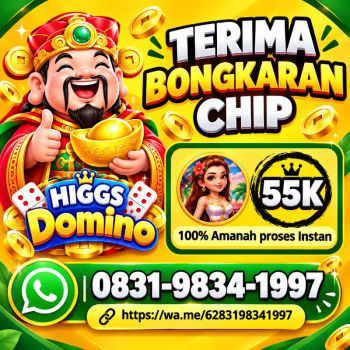 TERIMA BONGKAR CHIP HDI HIGGS DOMINO ISLAND JUAL BELI CHIP HDI WA 083198341997