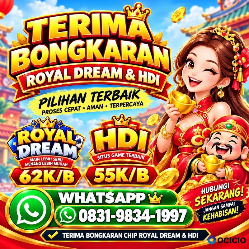 KHUSUS TERIMA BONGKAR CHIP DOMINO ISLAND HIGGS 🔥 BUKA 24JAM WA:0831-9834-1997