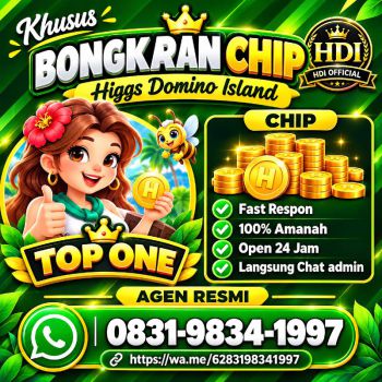 Agen Terima Bongkaran Chip Higgs Domino Amanah Dan Tepercaya 💯 Admin Resmi