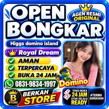 KHUSUS TERIMA BONGKAR CHIP DOMINO ISLAND HIGGS 🔥 BUKA 24JAM WA:0831-9834-1997