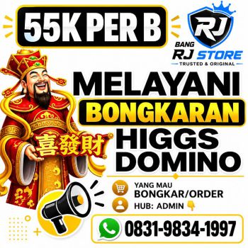 KHUSUS TERIMA BONGKAR CHIP DOMINO ISLAND HIGGS 🔥 BUKA 24JAM WA:0831-9834-1997