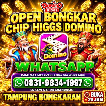 TERIMA BONGKAR CHIP HDI HIGGS DOMINO ISLAND AMANAH