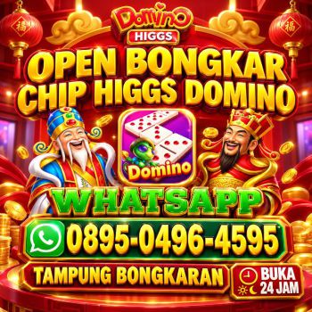 KHUSUS TERIMA BONGKAR CHIP DOMINO ISLAND HIGGS 🔥 BUKA 24JAM WA:0895-0496+4595