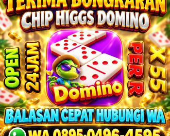 AGEN BONGKAR CHIP HIGGS DOMINO AMANAH DAN TERPERCAYA AGEN RESMI