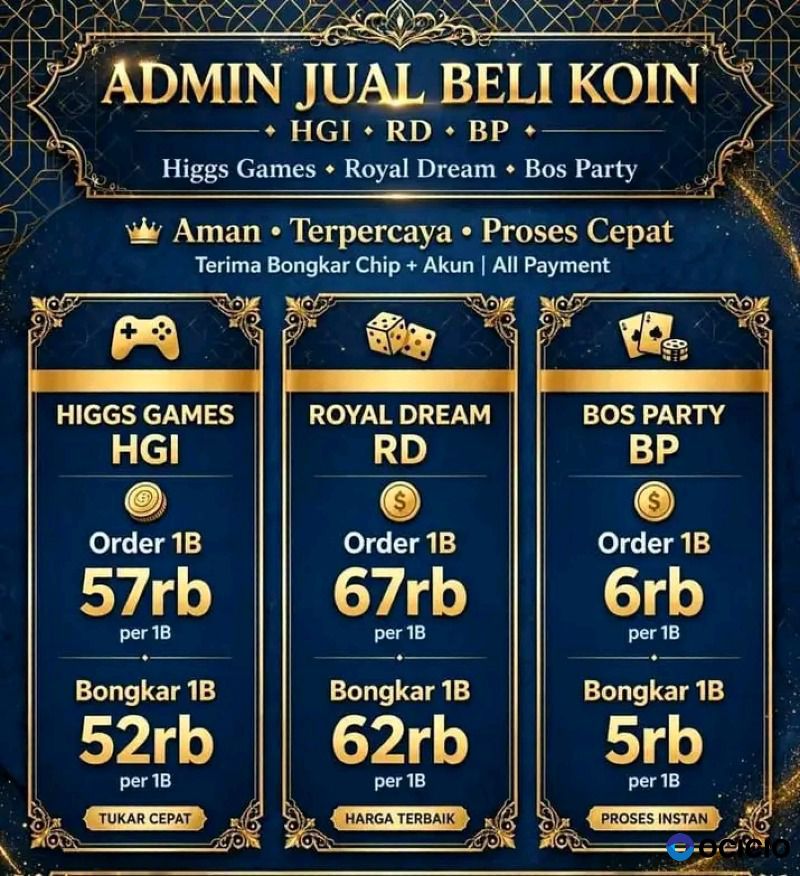 Terima bongkar chip Higgs domino terpercaya buka 24 jam amanah