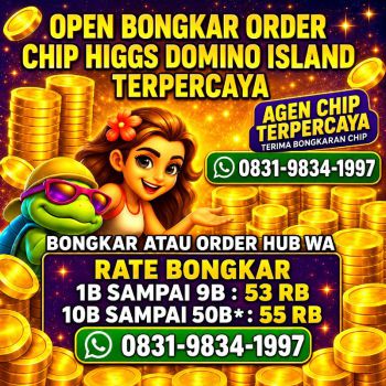 KHUSUS TERIMA BONGKAR CHIP DOMINO ISLAND HIGGS 🔥