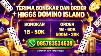 TERIMA BONGKAR CHIP HDI HIGGS DOMINO ISLAND JUAL BELI CHIP HDI WA 085783534639❓