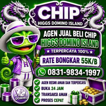 KHUSUS TERIMA BONGKAR CHIP DOMINO ISLAND HIGGS 🔥 BUKA 24JAM WA:0831-9834-1997