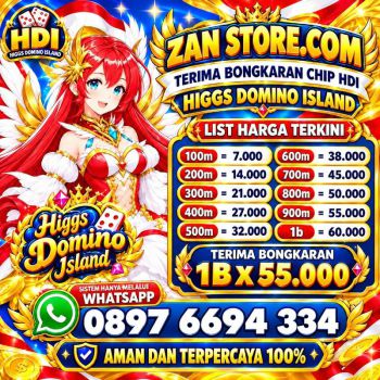 TERIMA BONGKAR CHIP HIGGS DOMINO ISLAND AMAN DAN AMANAH AGEN RESMI 💯💯