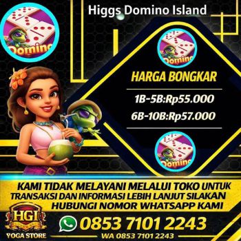 Terima Bongkaran Chip Higgs Domino Island Amanah dan Terpecaya