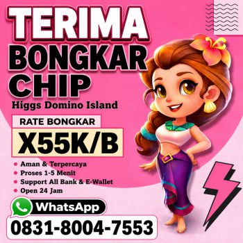 TERIMA BONGKAR CHIP HDI HIGGS DOMINO ISLAND JUAL BELI CHIP HDI WA 083180047553
