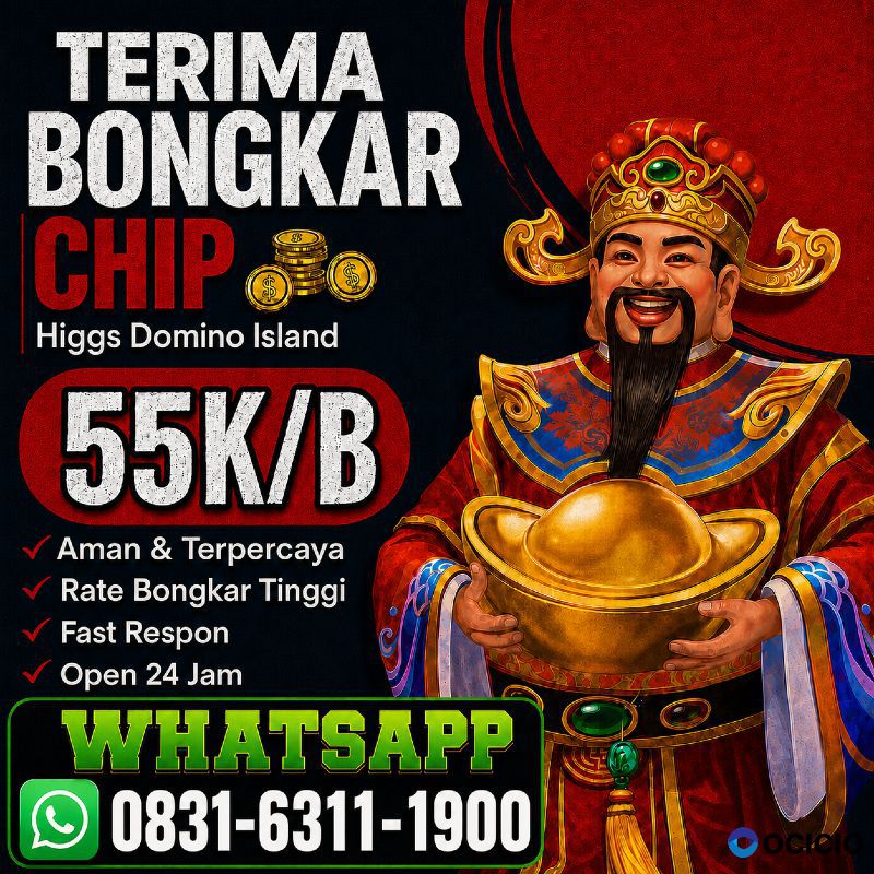 TERIMA BONGKAR CHIP HDI HIGGS DOMINO ISLAND JUAL BELI CHIP HDI WA 083163111900