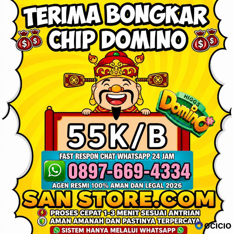 Terima bongkar chip Higgs domino island aman dan terpercaya wa 0897-669-4334
