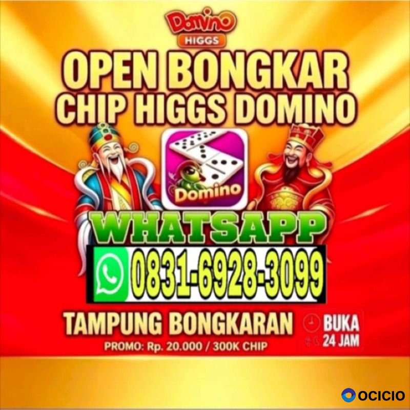 Terima bongkar chip island domino hdi Higgs chat Wa 083169283099