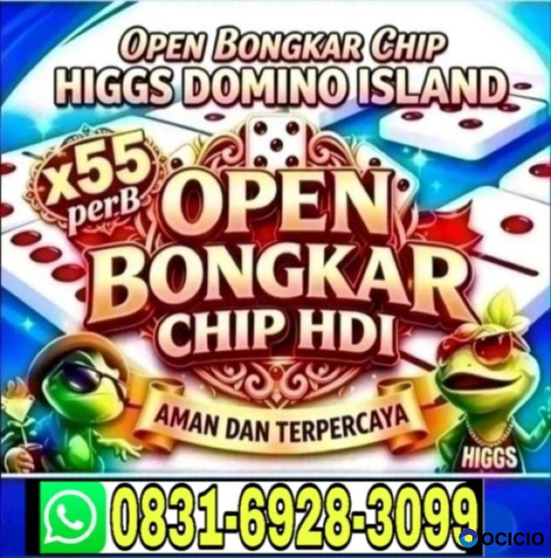 TERIMA BONGKAR CHIP DOMINO ISLAND HIGGS WA 083169283099