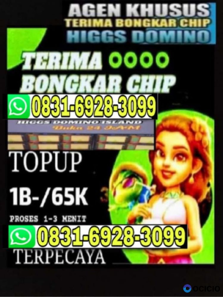 tampung bongkar chip Higgs domino island hdi hubungi WA 083169283099
