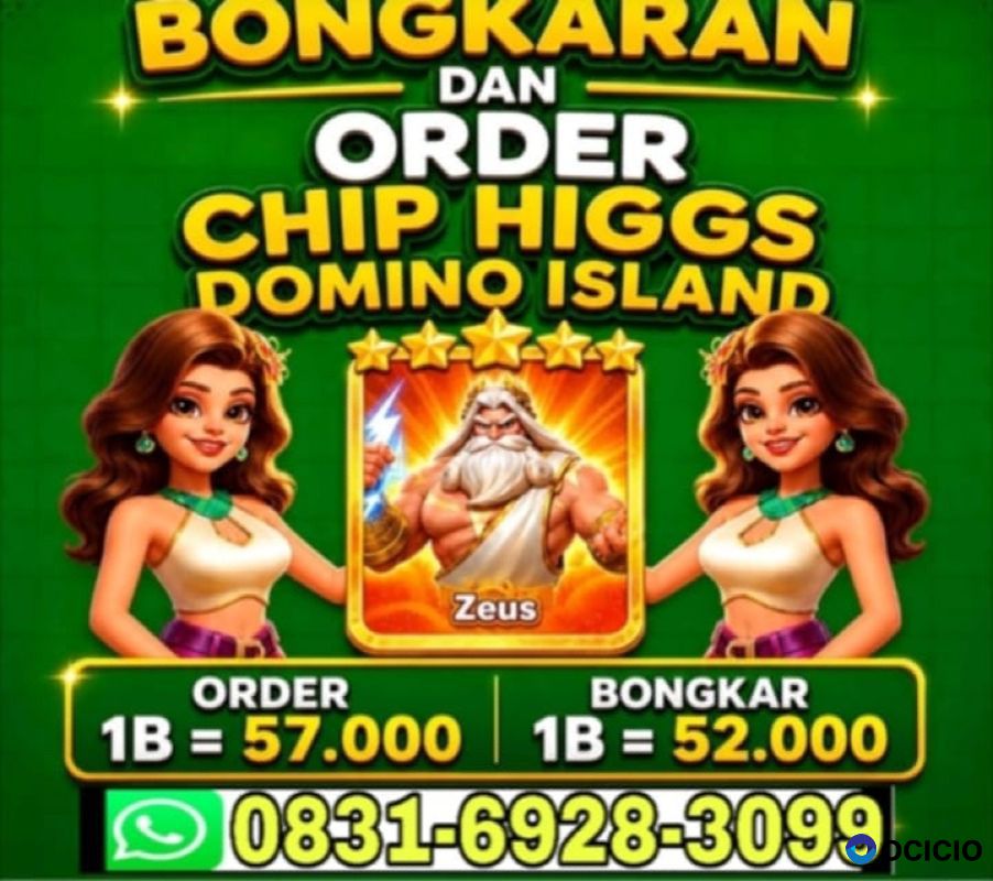 Khusus Terima bongkar domino island hdi chip higgs hubungi wa 083169283099