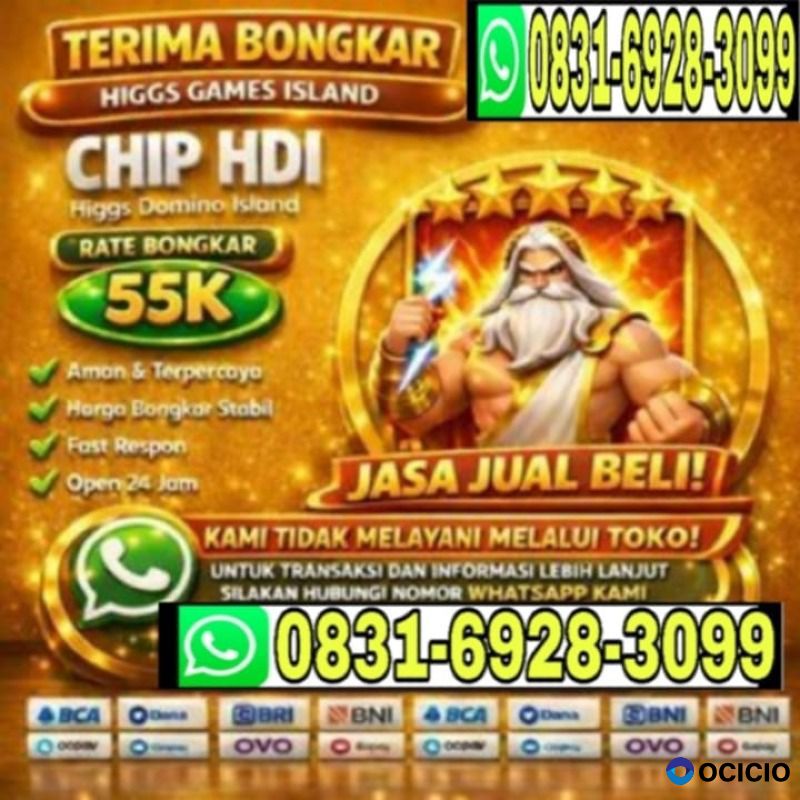 TERIMA BONGKAR CHIP HDI ISLAND HIGGS HUBUNGI WA 083169283099